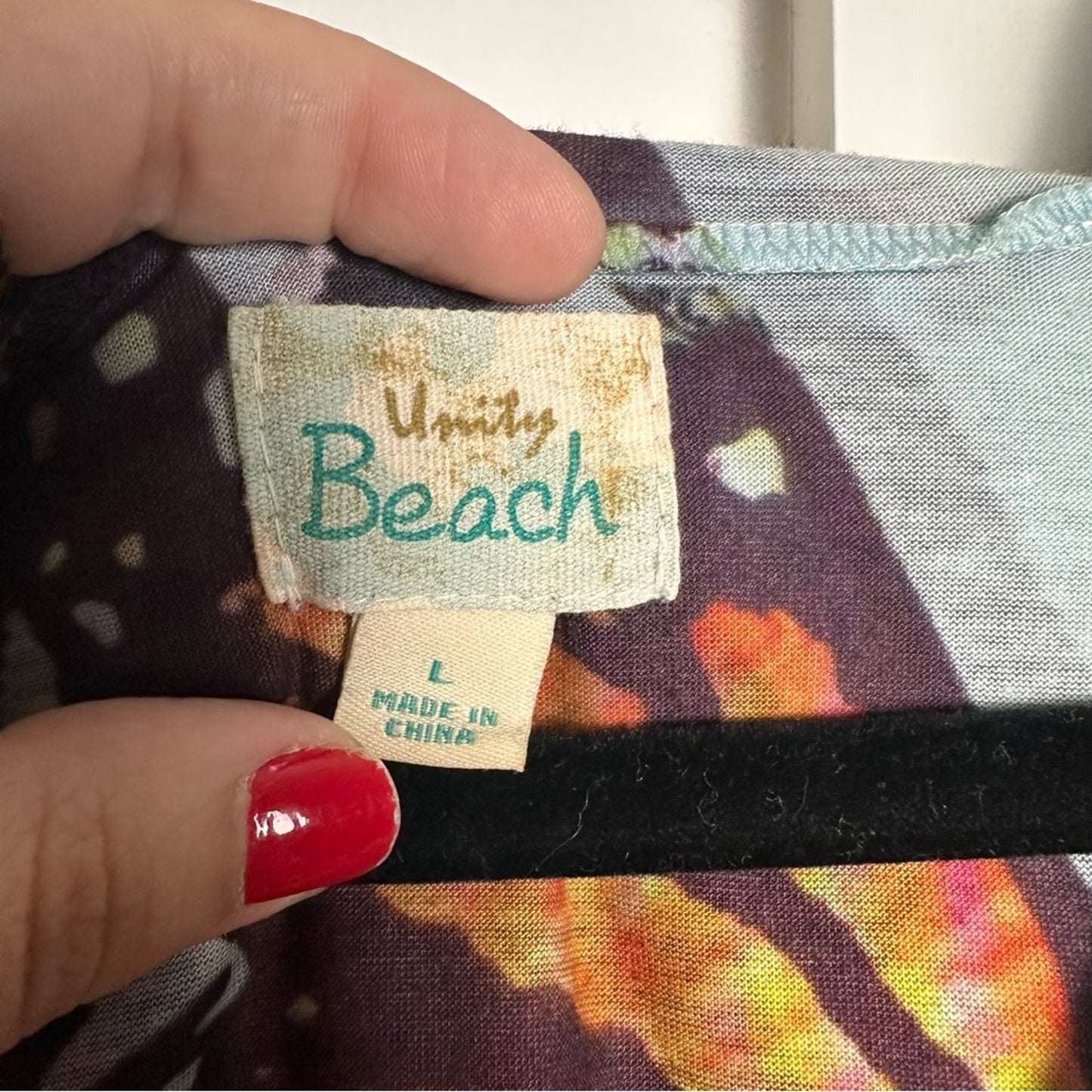 Unity Beach (L) Hooded Y2K Desigual Style Coverup Dress w Hood - Zebra Butterfly